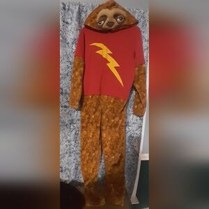 Sloth Costume with Red and Brown Design